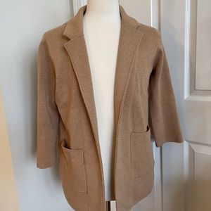 J. Crew Sophie open front sweater blazer Women’s Medium